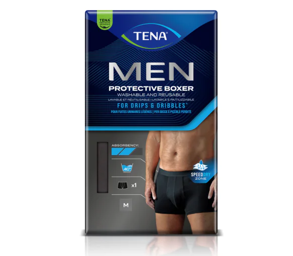 Men boxer lavant lavable réutilisable taille M Tena - un boxer