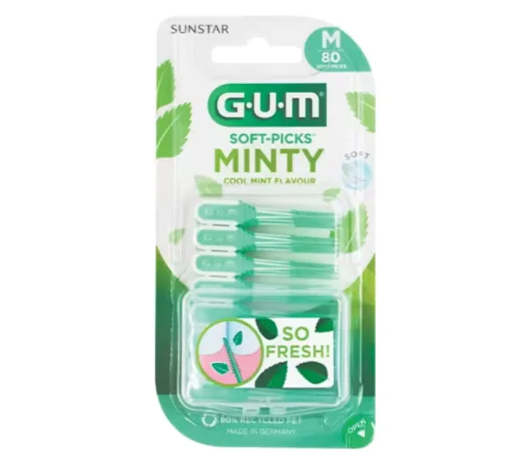 Soft-Picks Minty brossettes interdentaires Gum - 80 brossettes