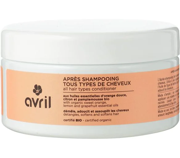 Après-shampooing tous types de cheveux Avril - pot de 200ml