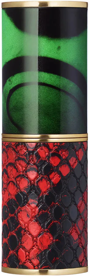 Astuccio per rossetti malachite snake