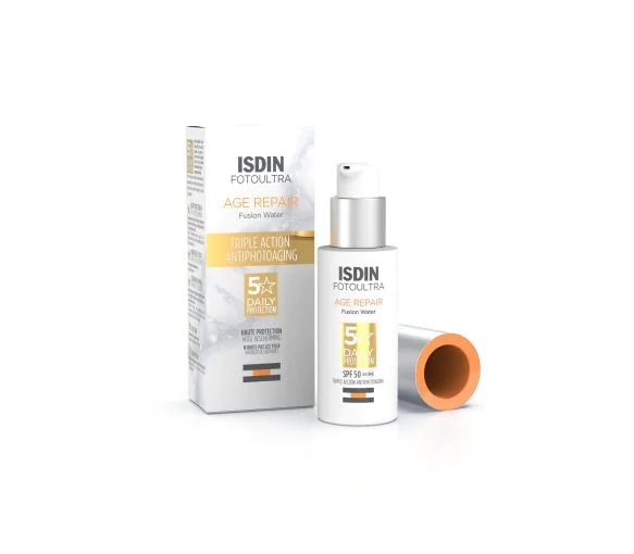 Protection solaire Age Repair Fusion Water SPF50 FotoUltra Isdin - flacon de 50ml