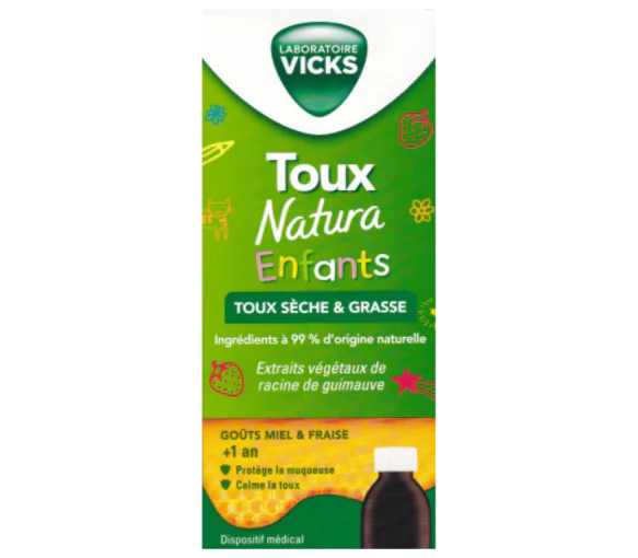 Toux natura enfants Vicks - flacon de 140ml