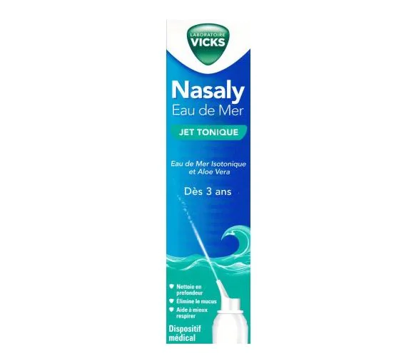 Nasaly eau de mer jet tonique Vicks - spray de 120ml
