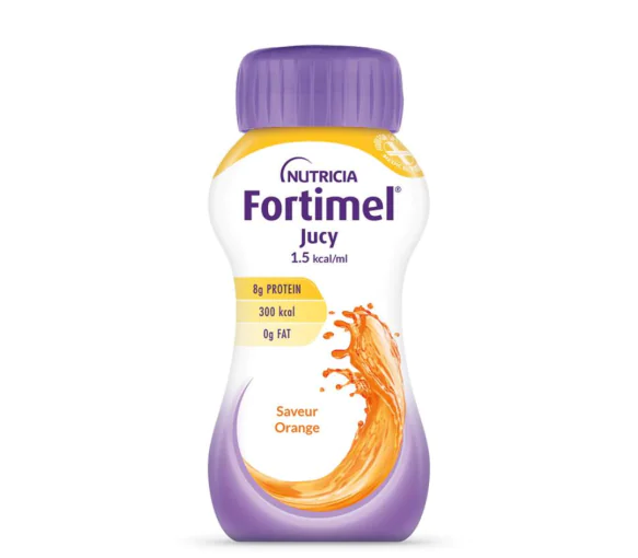 Fortimel jucy 1.5kcal saveur orange Nutricia - 4 bouteilles de 200ml