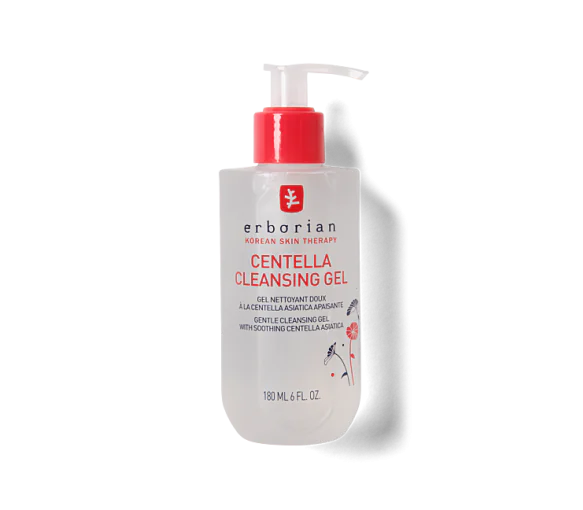 Centella Cleansing gel nettoyant doux Erborian - flacon-pompe de 180ml