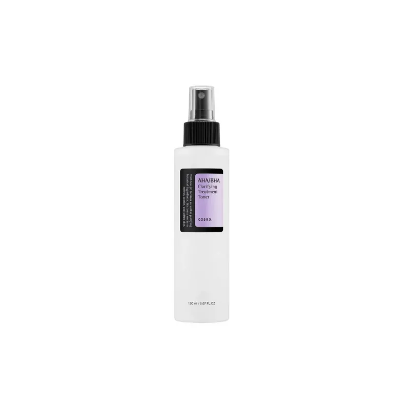 Cosrx AHA/BHA Treatment Toner Facial Exfoliating Spray with Glycolic Acid