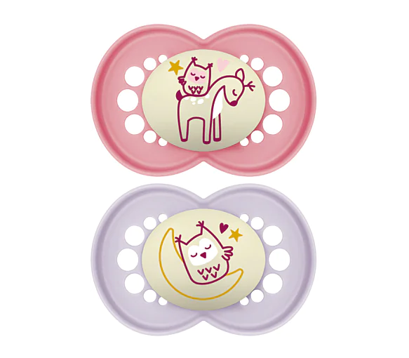Sucettes Original Nuit +18mois Mam - 2 sucettes