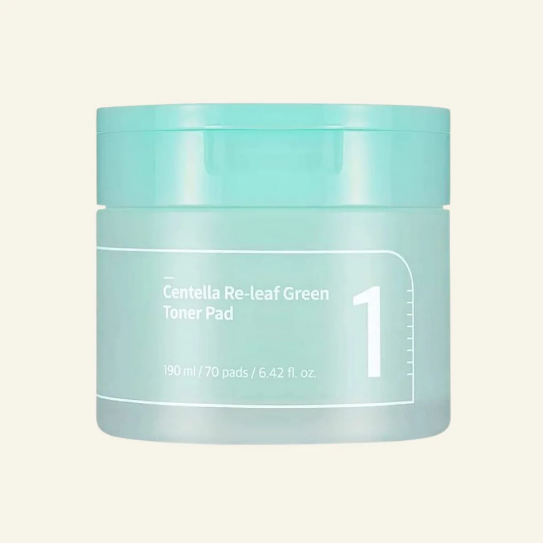 No.1 Centella Re-leaf Green Toner Pad (70pads)