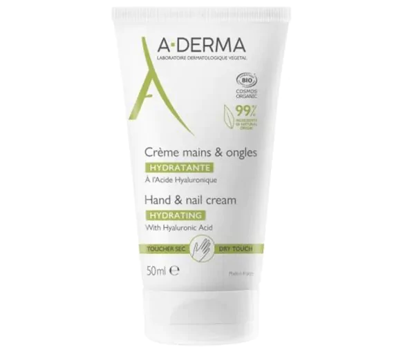 Crème mains peaux fragiles A-DERMA - tube de 50 ml