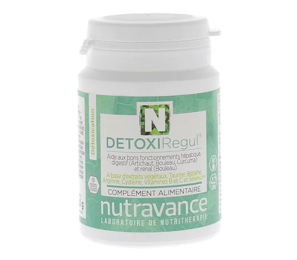 DETOXIRegul Nutravance - boîte de 30 comprimés