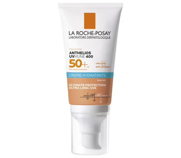 Anthelios UVmune 400 Crème hydratante SPF50+ Teinté La Roche-Posay - tube de 50 ml