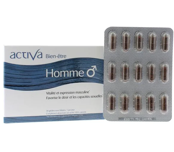 Activa bien-être Homme - boîte de 30 gélules