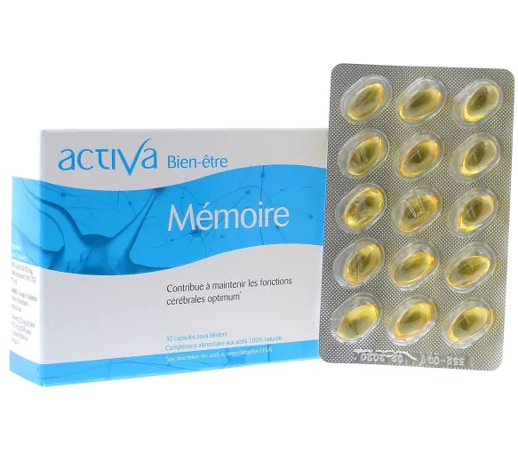 Activa bien-être mémoire - boîte de 30 gélules