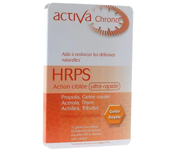 Activa chrono HRPS gelée royale - 15 gélules
