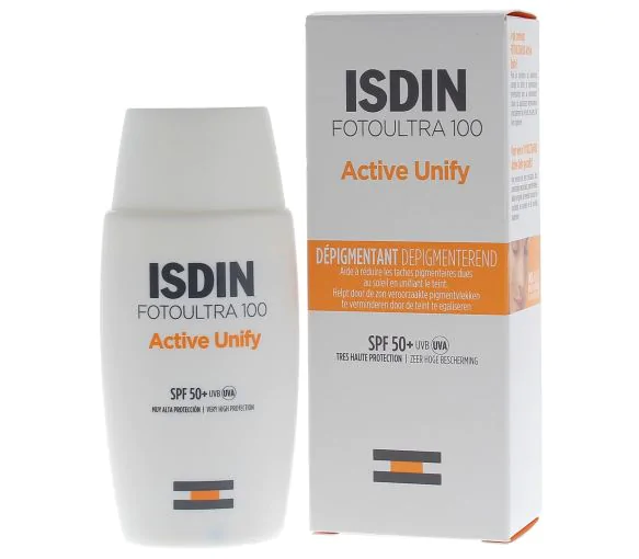Active Unify dépigmentant SPF50+ Foto Ultra 100 Isdin - flacon de 50ml