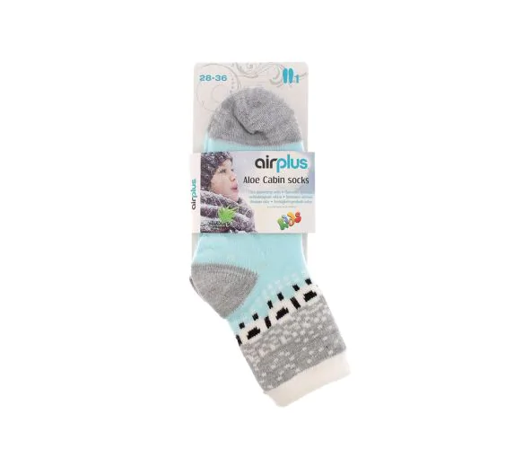 Aloe Cabin Chaussettes hydratantes kids Airplus taille 28-36 - 1 paire