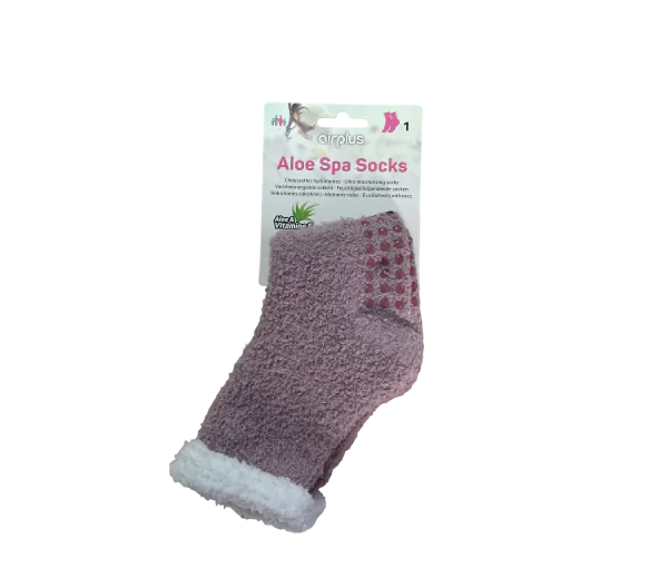 Aloe Spa Socks Chaussettes hydratantes 36-41 Airplus - une paire de chaussettes