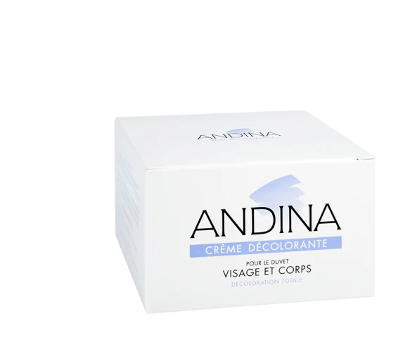Andina crème décolorante duvet visage et corps Gifrer - pot de 30 ml