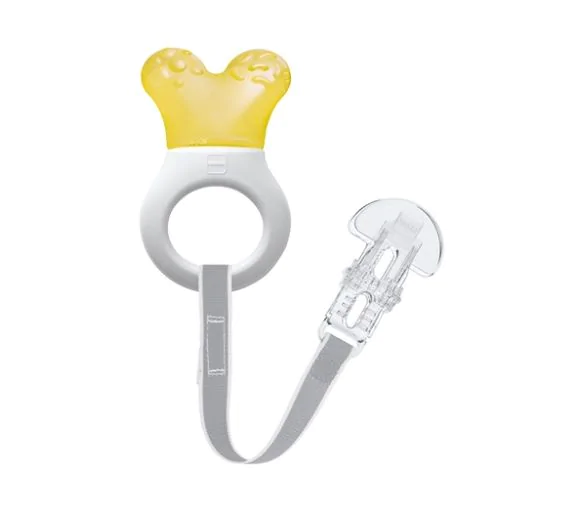 Anneau de dentition réfrigérant avec attache 2 mois et + MAM -  un anneau de dentition