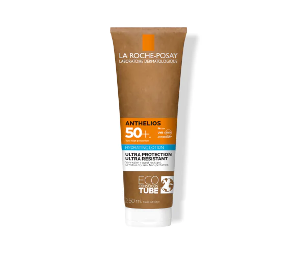 Anthelios Lait solaire hydratant très haute protection SPF 50+ La Roche-Posay - tube de 250 ml
