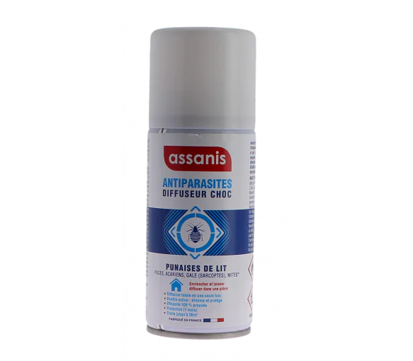 Anti parasites diffuseur choc Assainis - spray de 150ml