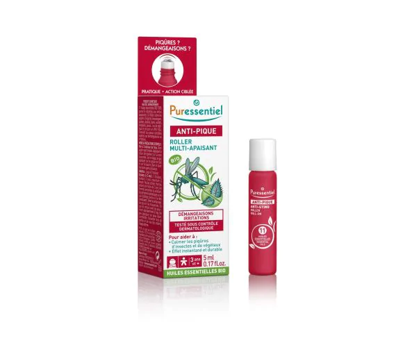 Anti-pique roller apaisant Bio Puressentiel - roll-on de 5 ml