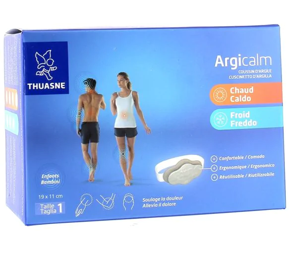 Argicalm coussin argile thermique 19 x 11 cm Thuasne - 1 coussin