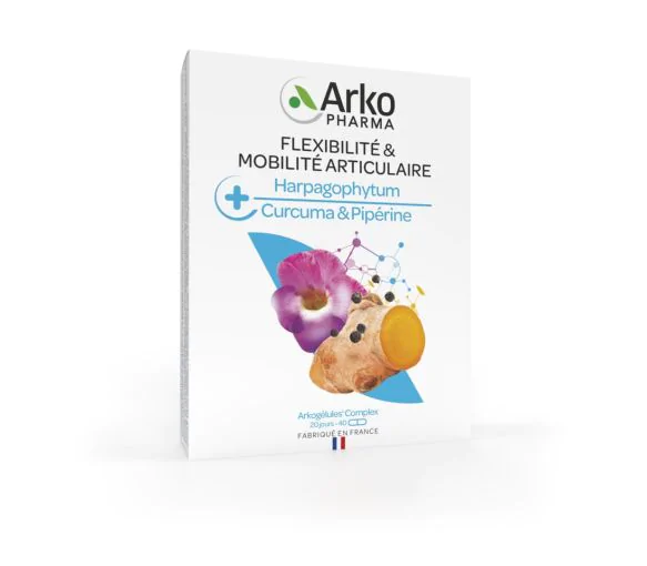 Arkogélules Complex Flexibilité et mobilité articulaire bio Arkopharma - boîte de 40 gélules