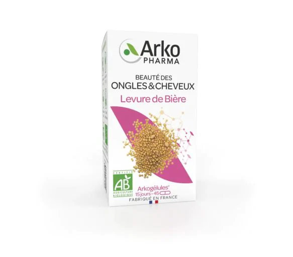 Arkogélules levure de bière bio Arkopharma - boîte de 45 gélules