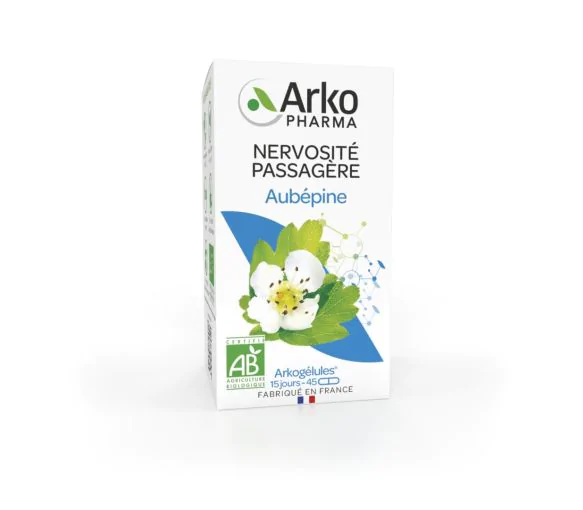 Arkogélules Aubépine Arkopharma - boite de 45 gélules