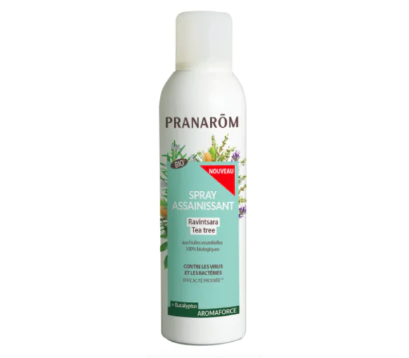 Aromaforce Spray assainissant Ravintsara Tea Tree bio Pranarôm - spray de 150 ml