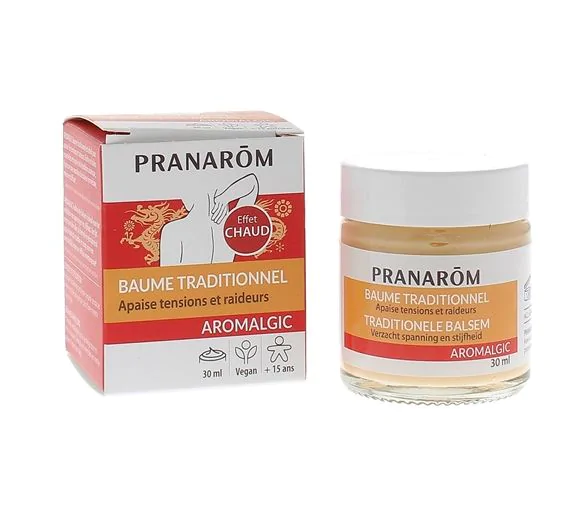 Aromalgic Baume traditionnel tensions et raideurs Pranarôm - pot de 30 ml