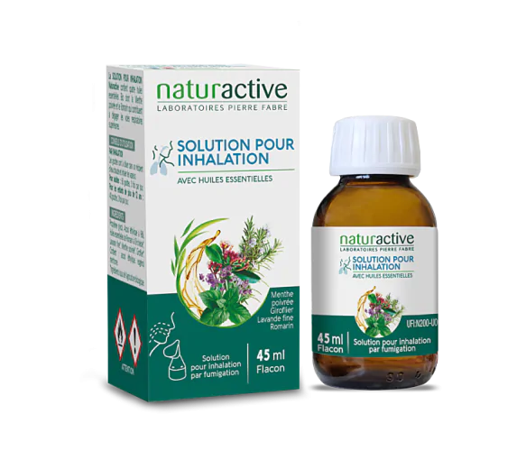 Solution pour inhalation aux huiles essentielles Naturactive - flacon de 45ml