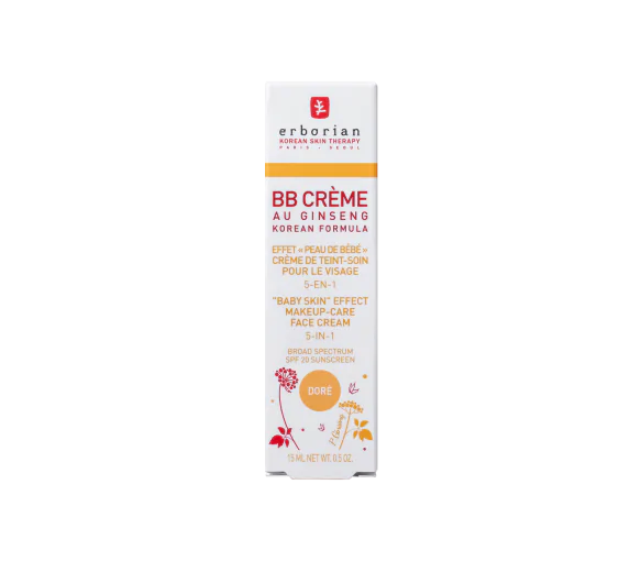 BB crème au ginseng teinte doré Erborian - tube de 15 ml