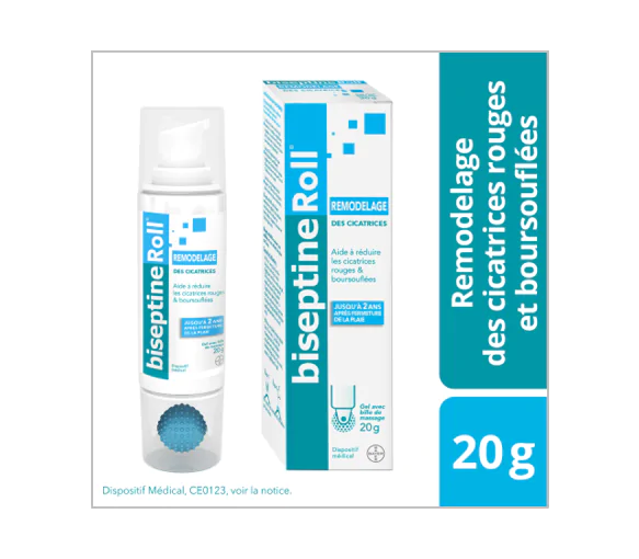 BiseptineRoll Remodelage des cicatrices 20 g