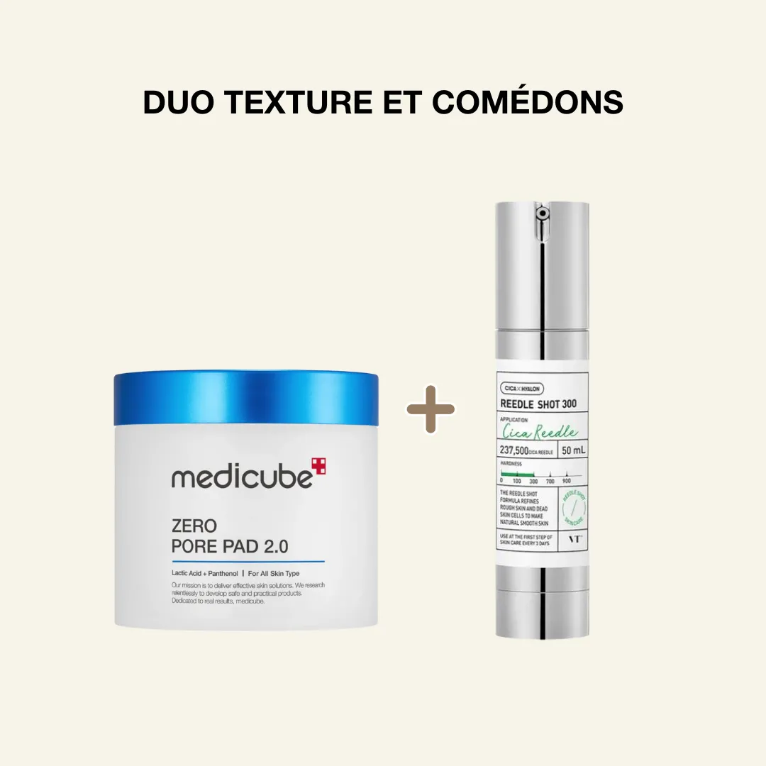 Duo Texture et Comédons