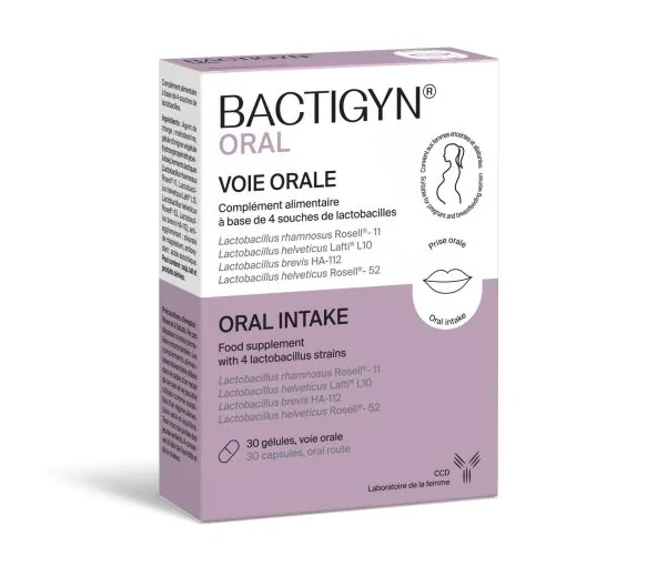 Bactigyn oral CCD - boîte de 30 gélules