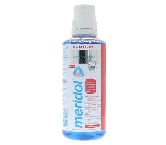 Bain de bouche Soin complet Meridol - flacon de 400ml