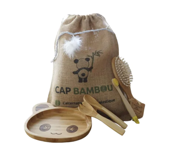 Bambin box Cap Bambou - coffret contenant 3 produits