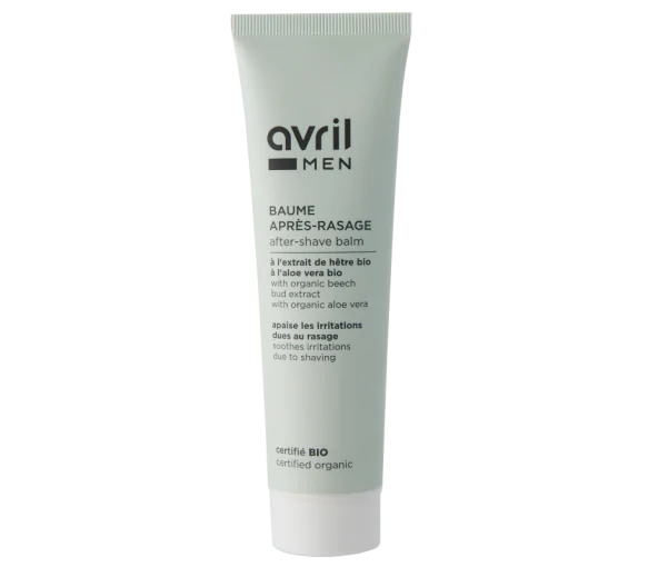 Baume après-rasage homme bio Avril - tube de 100 ml