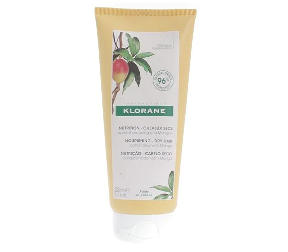Baume après-shampoing au beurre de mangue Klorane - tube de 200ml