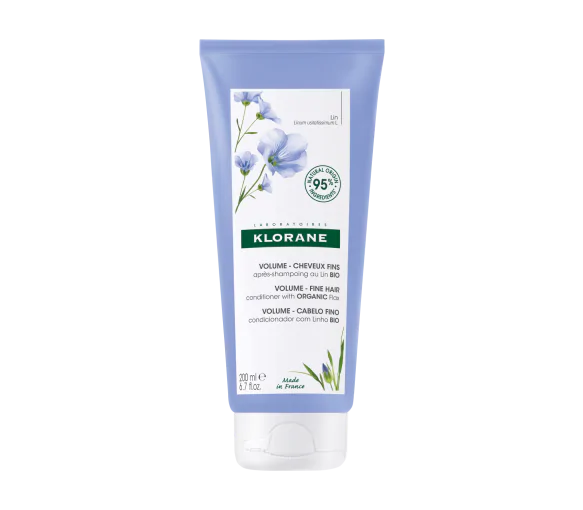 Baume après-shampooing au lin bio Klorane - tube de 200ml