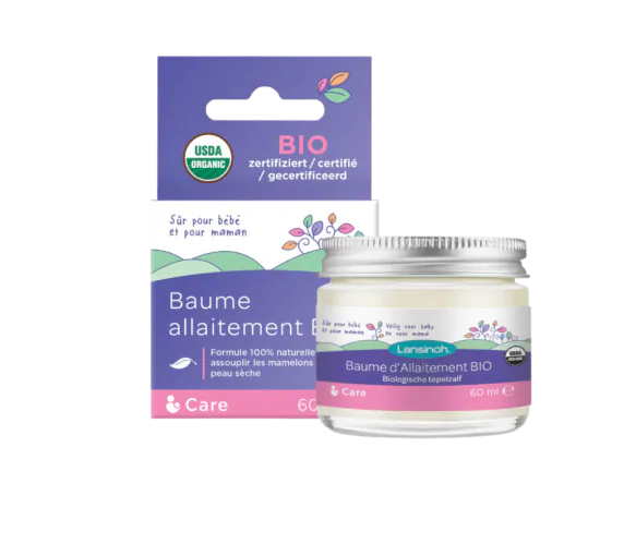 Baume d'allaitement bio Lansinoh - pot de 60ml
