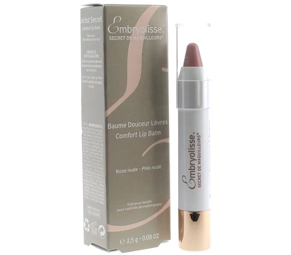 Baume douceur lèvres rose nude Embryolisse - un baume de 2,5g