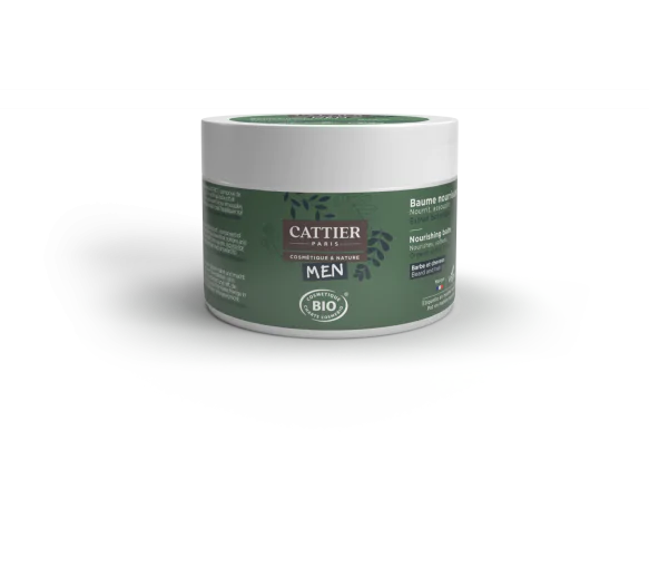 Baume nourrissant barbe et cheveux bio Cattier - pot de 90g
