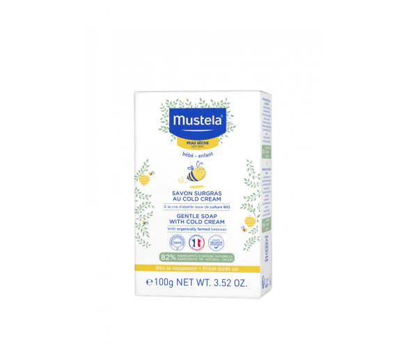 Savon surgras au Cold Cream nutri-protecteur Mustela - pain de 100g