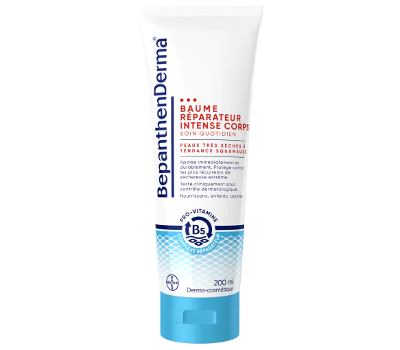 BepanthenDerma Baume Réparateur Intense Corps 200 ml Peaux sèches et sensibles