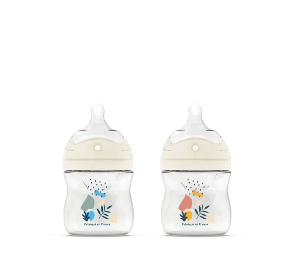 Biberon anti-colique tétine multi-perforée 0-6 mois Dodie - biberon de 150 ml