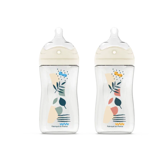 Biberon anti-colique tétine multi-perforée 0-6 mois Dodie - biberon de 270 ml