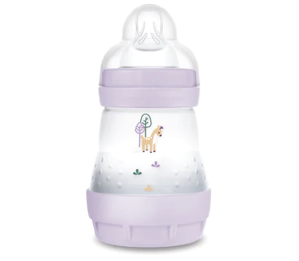 Biberon lilas Easy start anti-colique 0+ mois débit 1 Mam - biberon de 160 ml